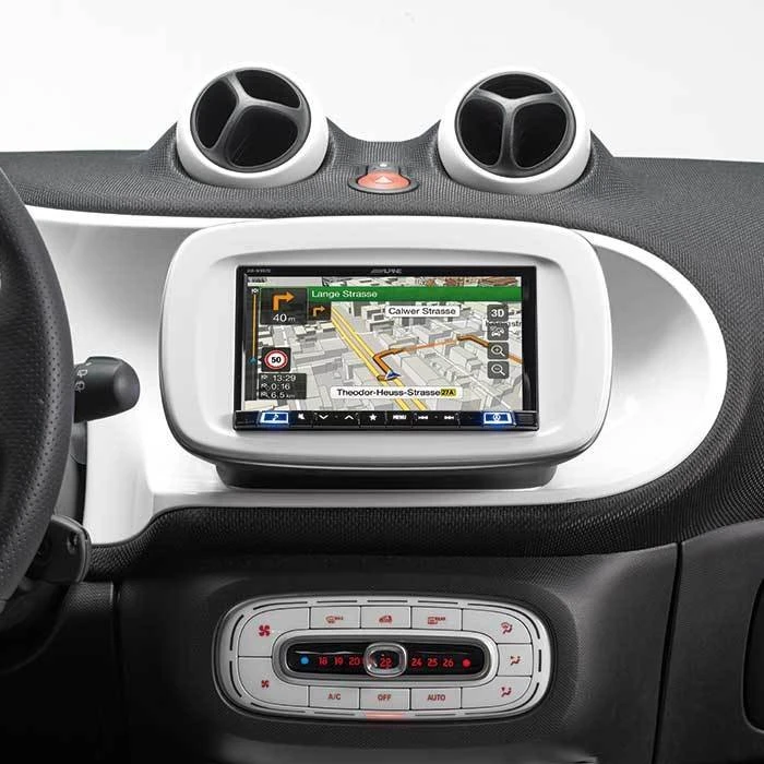 Alpine KITW997SMTW monteringssæt til Smart 453 (Hvid)