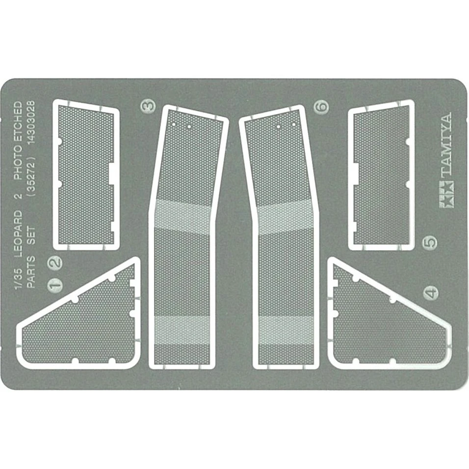 Tamiya Leopard 2 A5/A6 PE Parts Set - 1:35 skala