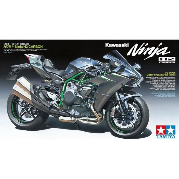 Tamiya Kawasaki Ninja H2 Carbon Byggesæt 1:12 - 14136