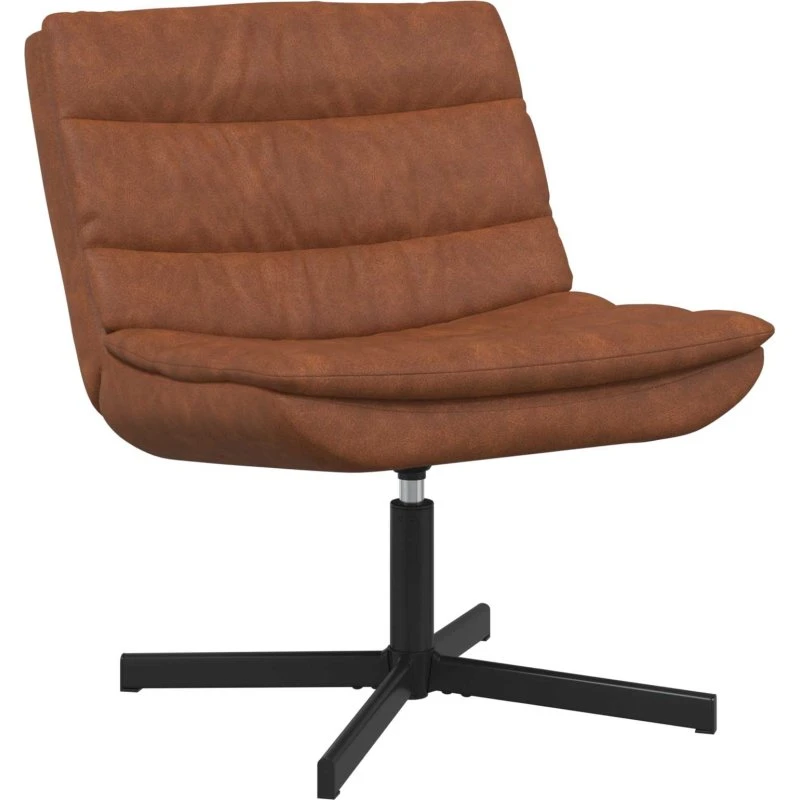 Drejestol Brun Antik PU 63x75x76 cm