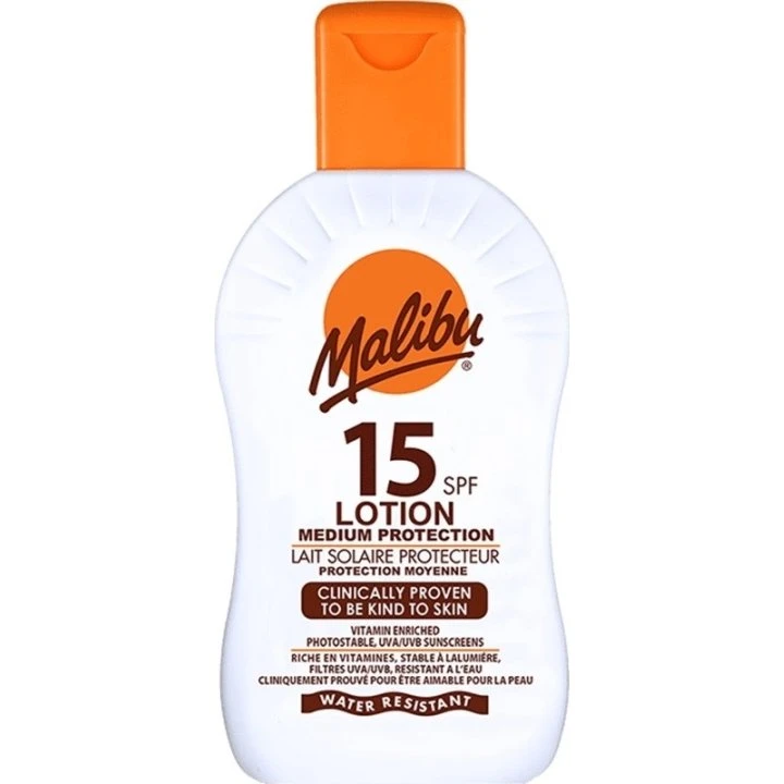 Malibu SPF 15 Vandresistent Solcreme - 100 ml