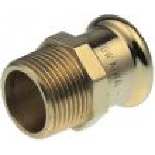 VSH Overgang muffe/nippel 22 mm x 1/2 CU med O-ring