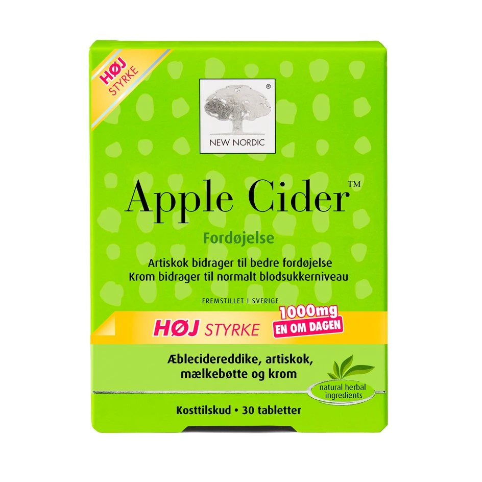 New Nordic Apple Cider 90 tabl. Høj styrke