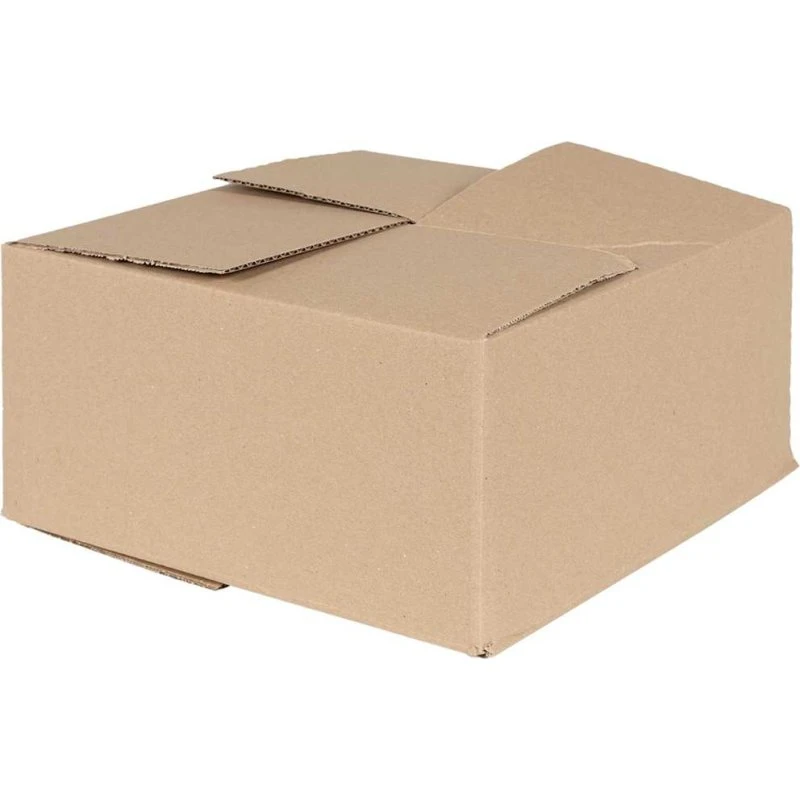 Foldbar papkasse 50 stk 30x30x15 cm - natur