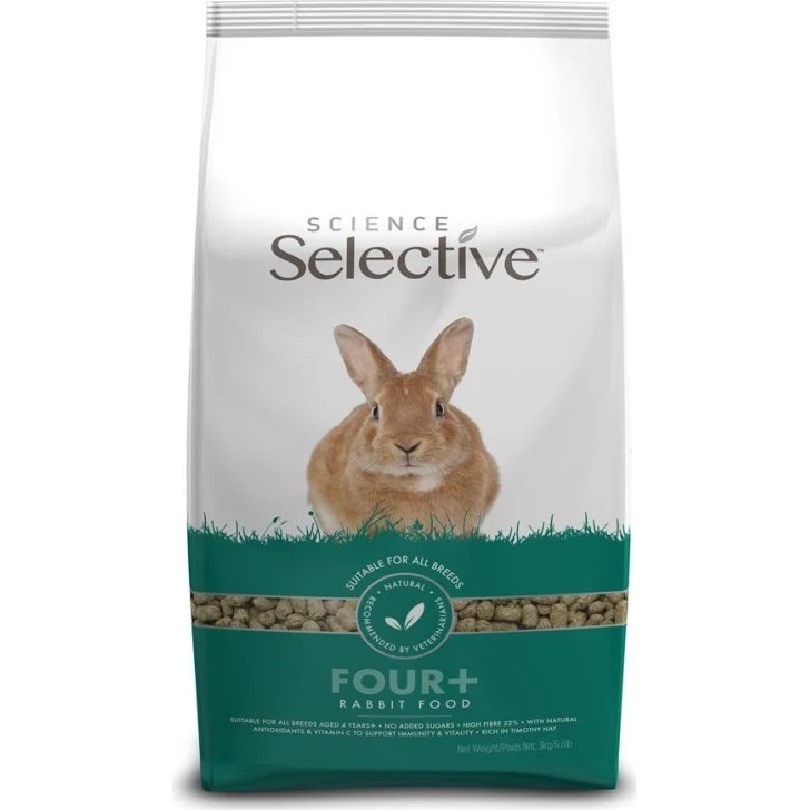Science Selective 4+ Kaninfoder til modne kaniner