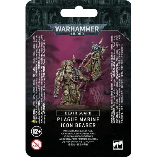Games Workshop Death Guard Plague Marine Icon Bearer