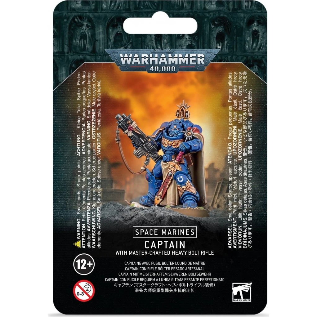 Games Workshop Warhammer 40.000 Captain med Heavy Bolter Rifle