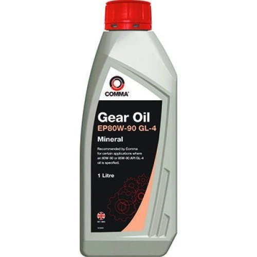 COMMA Gearolie 80W-90 GL-4 Mineralolie, 1L