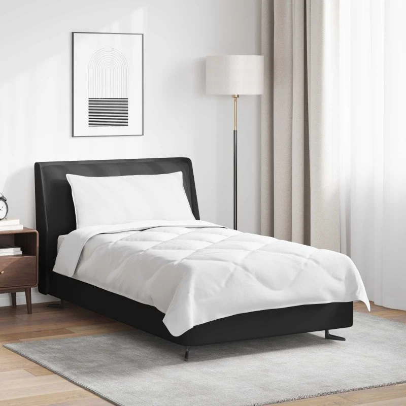 Årsdækkende dyne med pude 2 dele – Hvid microfiber