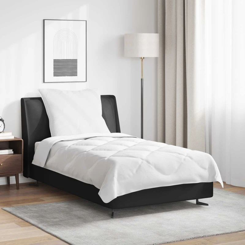 Dyne og pude 2 dele – Hvid microfiber