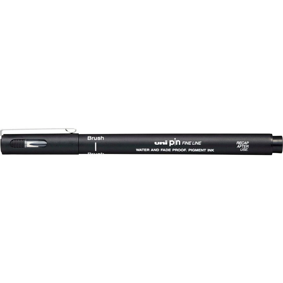 Uni Pin 200 BrusHPen sort syrefri
