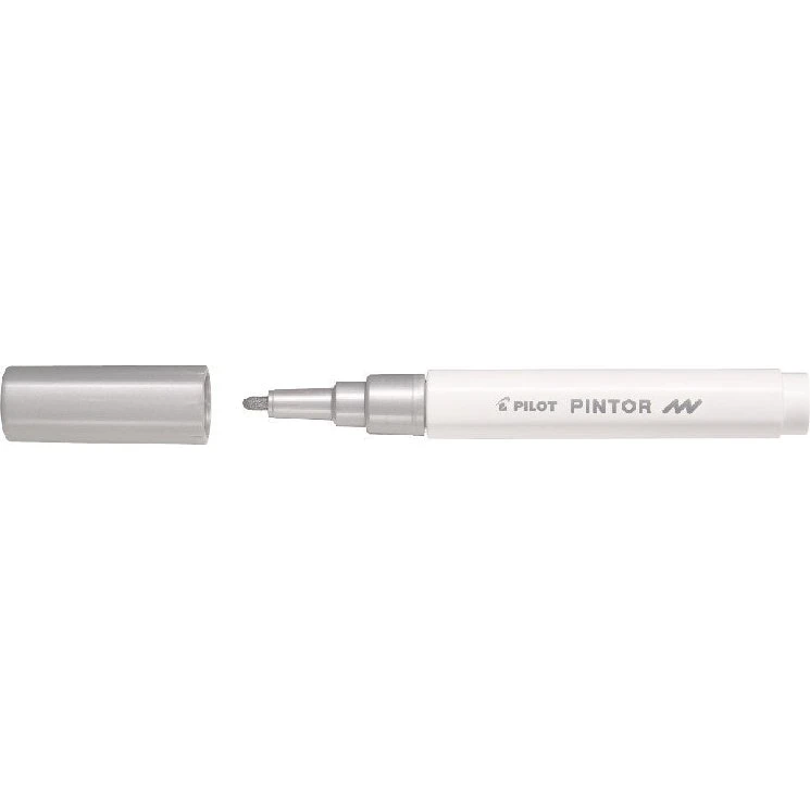 Pilot Pintor Fine 1,0 Marker - Metallic Sølv