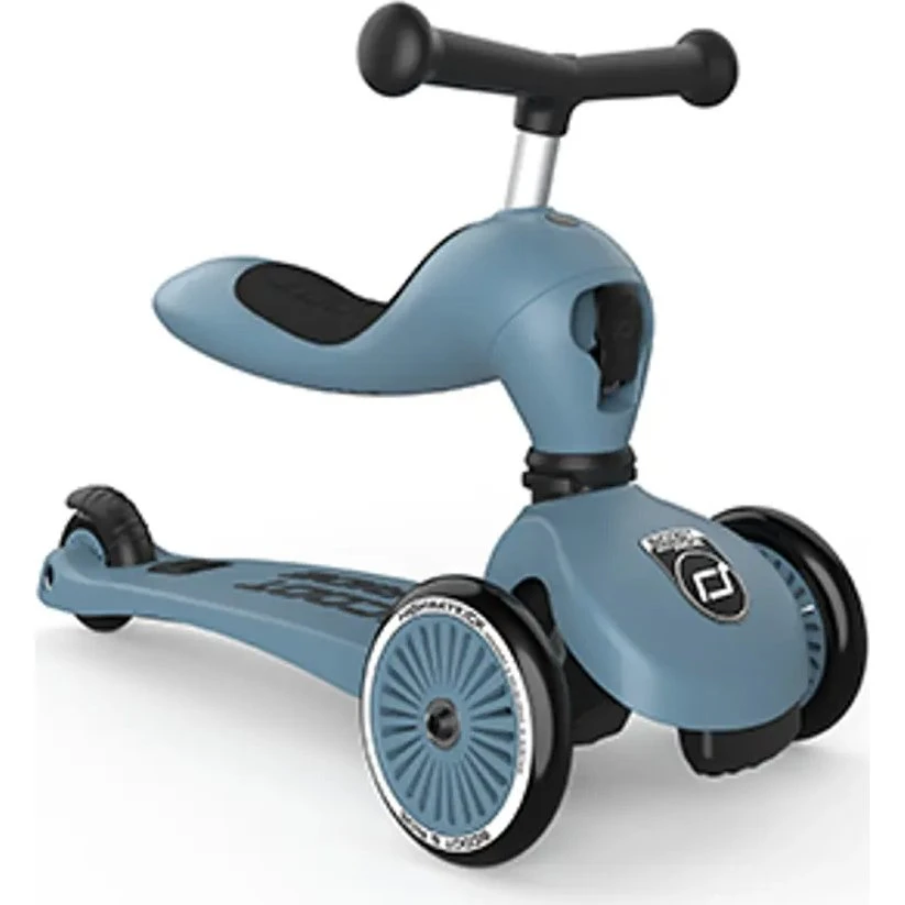 Scoot and Ride Highwaykick 1 Steel 2-i-1 løbehjul og løbecykel