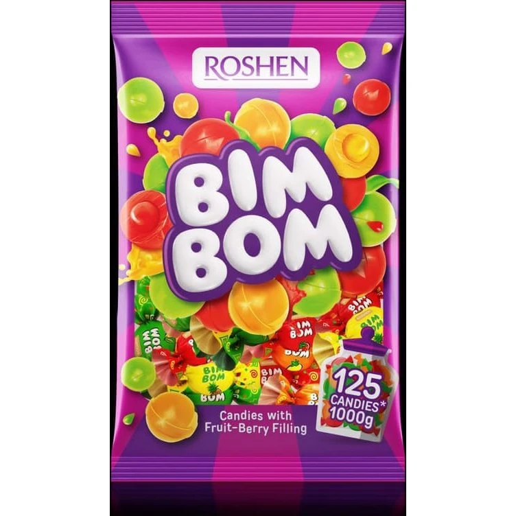 Roshen Bim-Bom fyldte karameller 1 kg