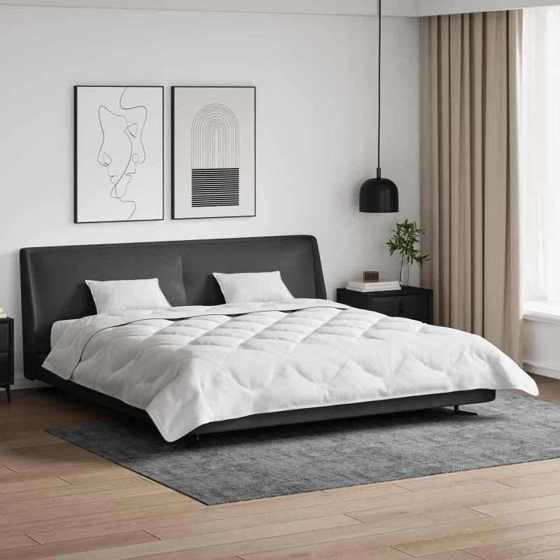 Sommerdyne + 2 puder i hvid mikrofiber (3 stk)