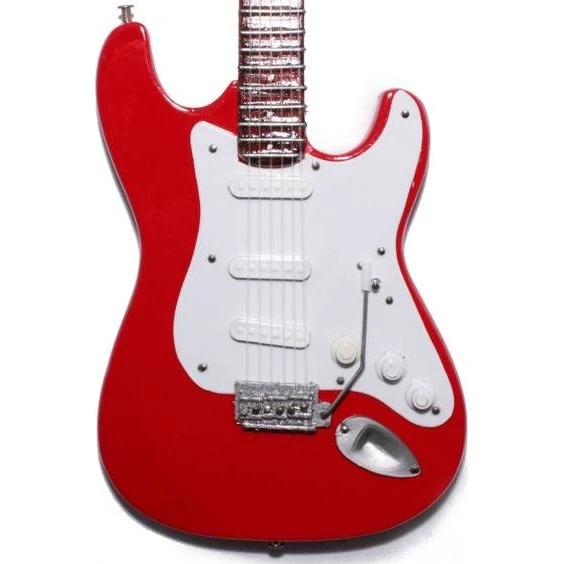 Fender Stratocaster Mini Guitar - Mark Knopfler Red (1:4 skala)