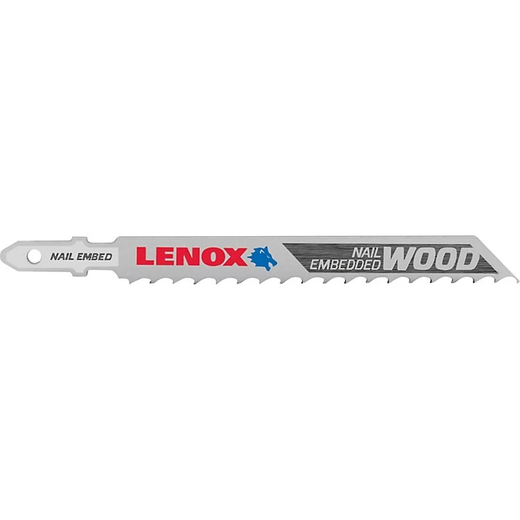 Lenox B406T3 T111C Stiksavsklinge til træ med søm, 3 stk.