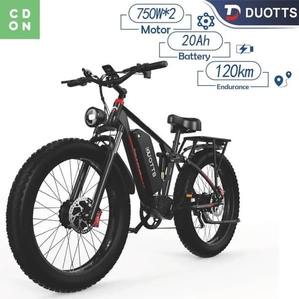 DUOTTS S26 Elcykel | 1500W Motor | 20Ah Batteri | 120 km rækkevidde
