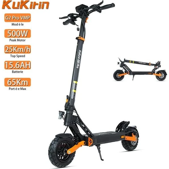 Kukirin G2 Pro VMP El-løbehjul - 500W, 65 km rækkevidde