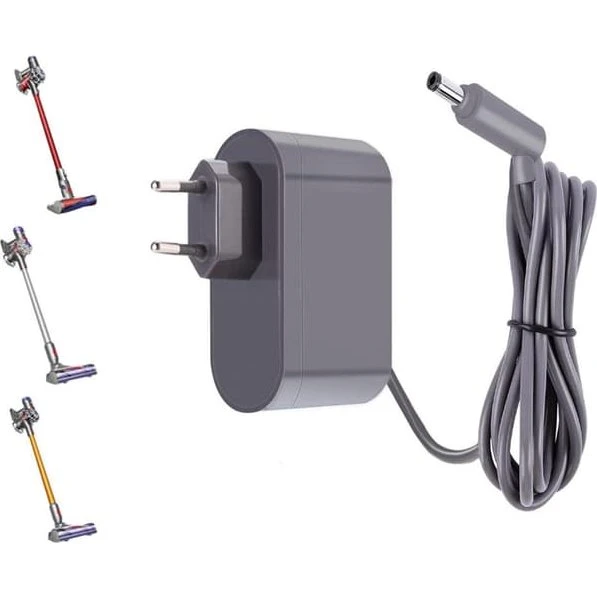 Dyson Erstatningsoplader 26.1V til V6, V7 og V8 - 1.8m kabel