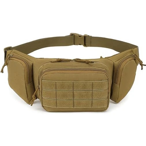 Taktisk taljetaske til jagt og outdoor - Khaki