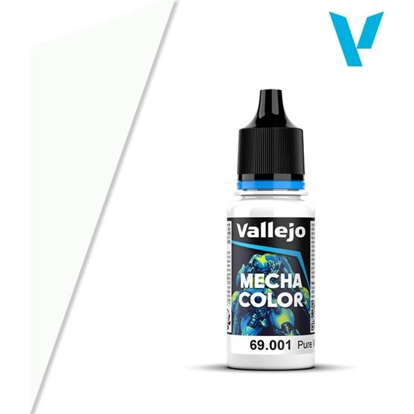 Vallejo Mecha Airbrush Color: Pure White - 18ml
