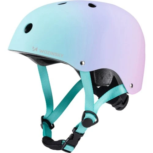 Wozinsky BMX Cykel- og løbehjulshjelm HT-38GR Pink Gradient 48-52 cm