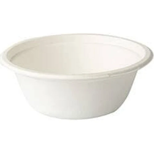 Sukkerrørsskål 350 ml - 50 stk. (13,5 cm diameter)