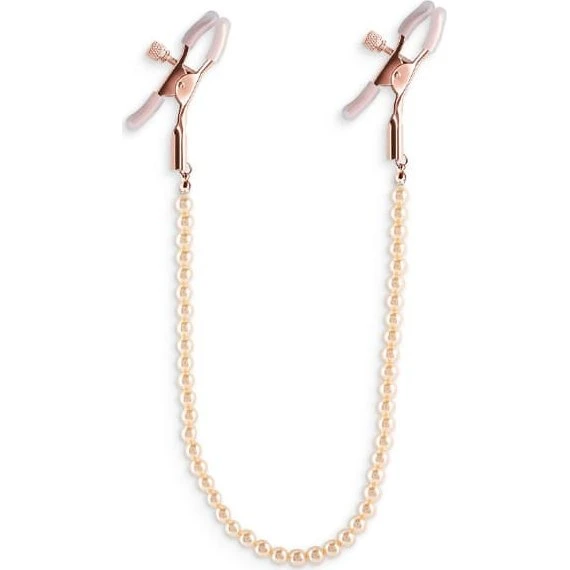 Bound Nipple Clamps D1 Rose Gold Brystvorteklemmer med kæde