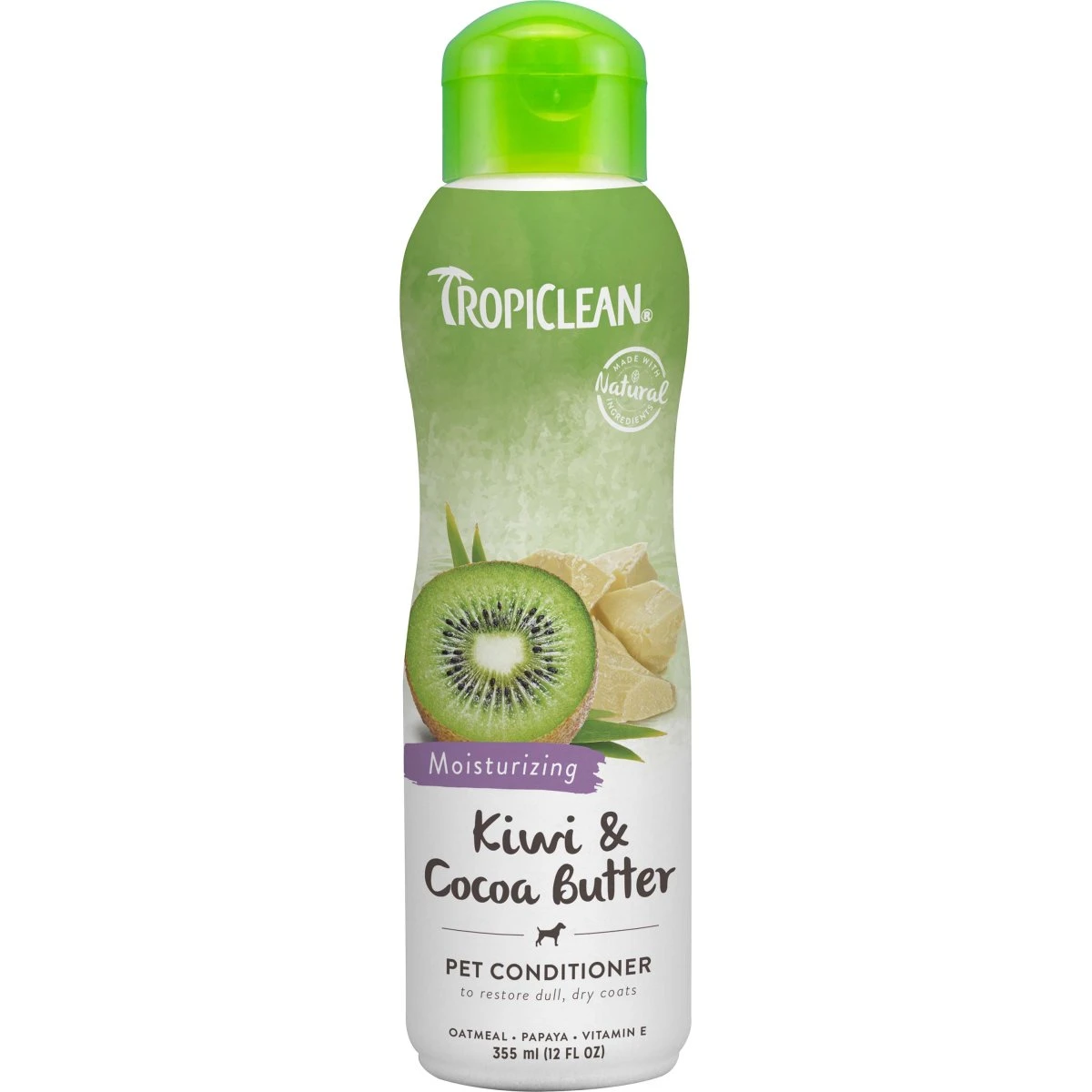 Tropiclean Fugtgivende Hundebalsam Kiwi/Cacao 355 ml