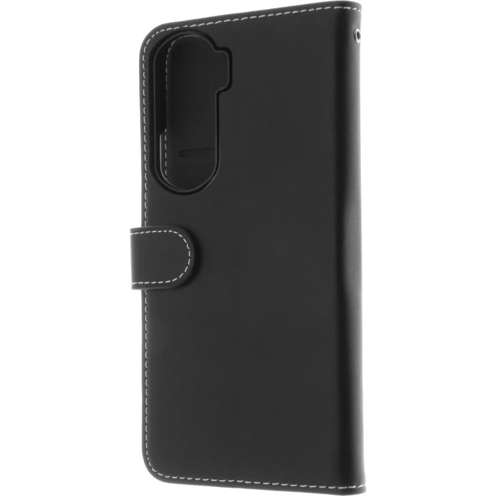 Insmat Flip Case til Honor 90 Lite - Sort ægte læder