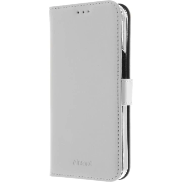 Insmat Exclusive Flip Case Pungetui til iPhone 13 - Hvid
