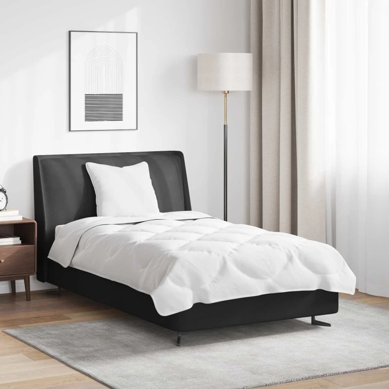 Dynebetræk sæt 2 dele i hvid mikrofiber