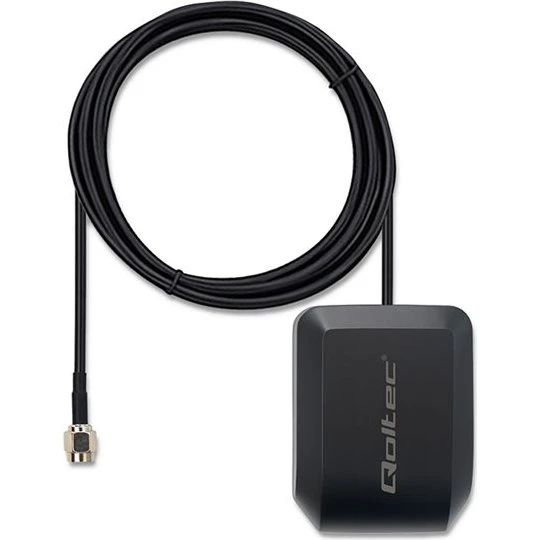Qoltec Navigationsantenne 28 dBi - Sort (1575.42/1602 MHz)