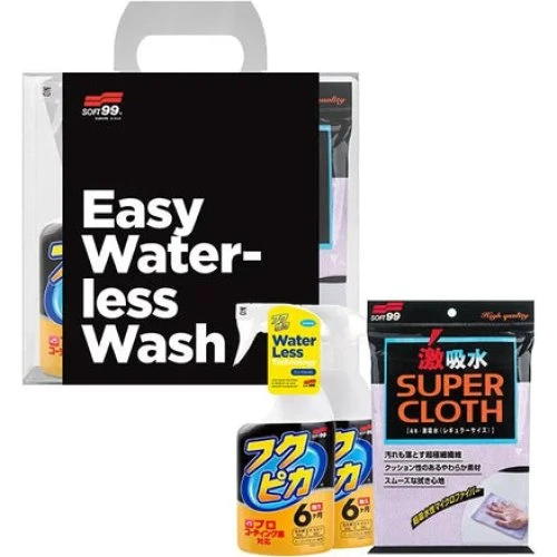 Soft99 Waterless Cleaning Kit - Sæt med 3 dele
