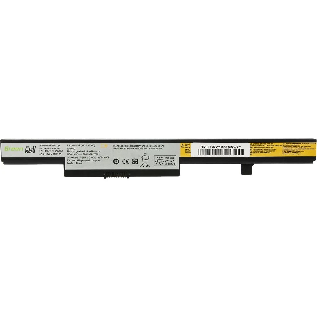 Green Cell PRO Batteri til Lenovo B50 & E50 serier - 2600mAh