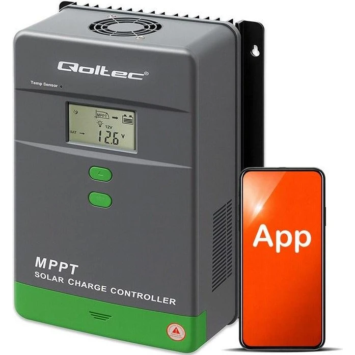 Qoltec MPPT Solcelleregulator 80A 12/24/36/48V