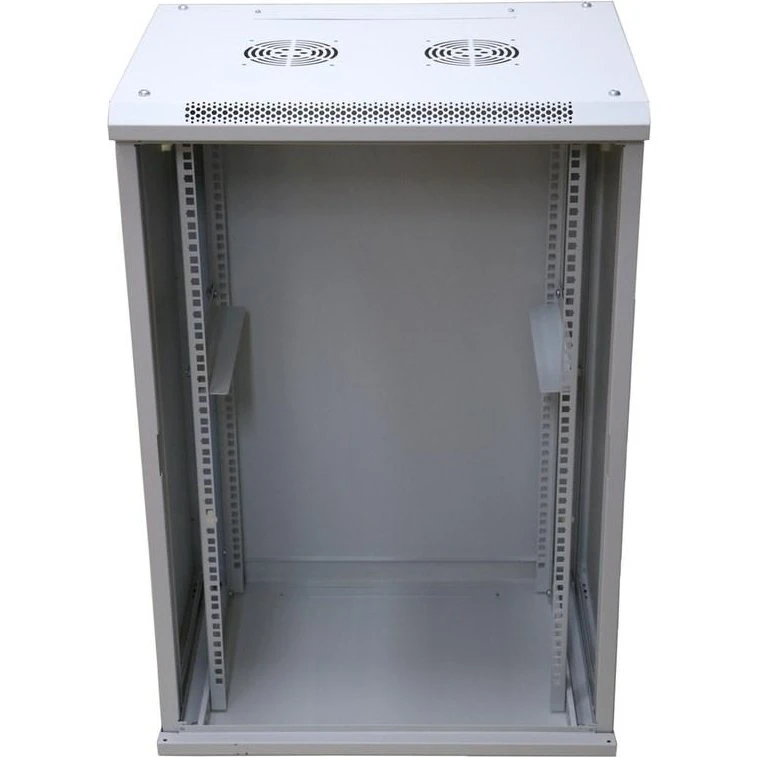 Extralink Vægmonteret Rackskab 15U 600x450 mm - Grå