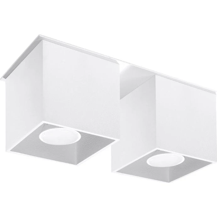 QUAD 2 Loftslampe - Hvid - Moderne Aluminium