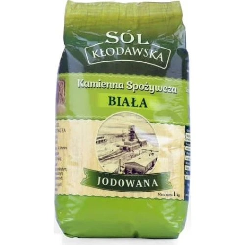 Kłodawska Jodiseret Stensalt 1 kg