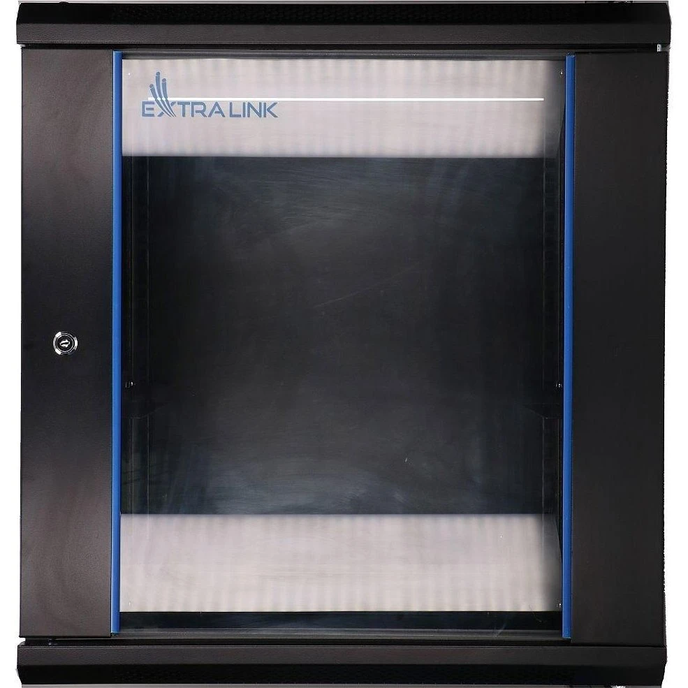 Extralink Vægmonteret Rackskab 12U 600x450 mm - Sort