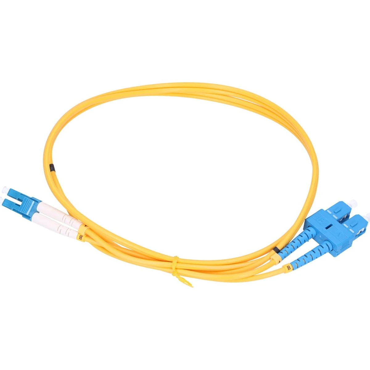 ExtraLink EX.3630 Fiberoptisk Kabel - 0,5m (SC/UPC til LC/UPC) - Gul