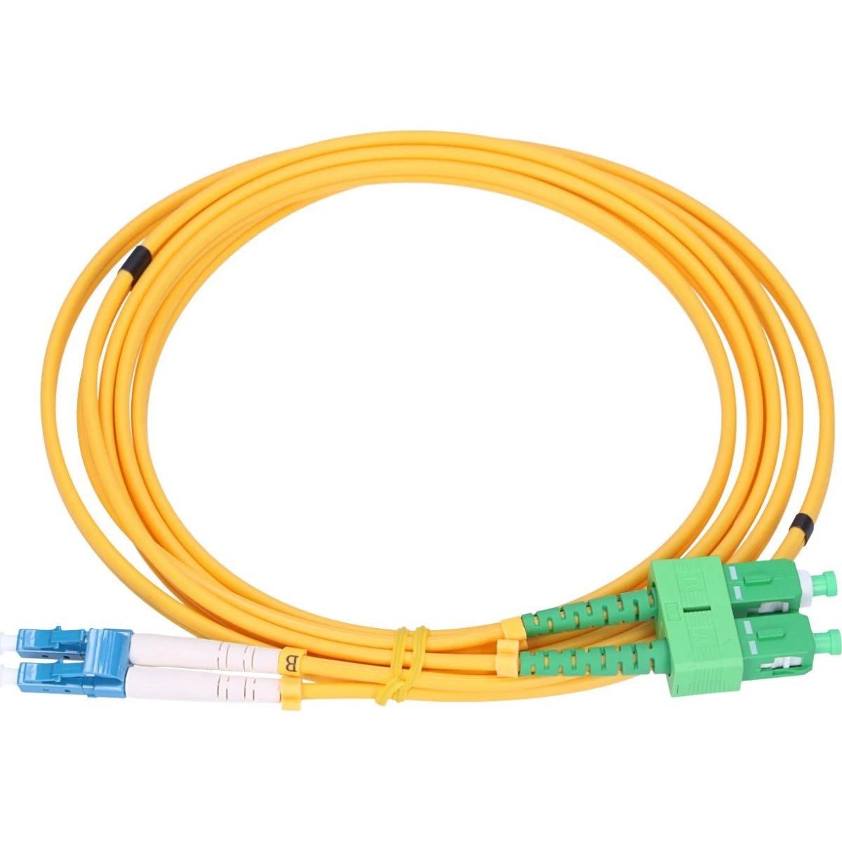 Extralink EX.3517 Fiberkabel LC-SC, 2m, Gul