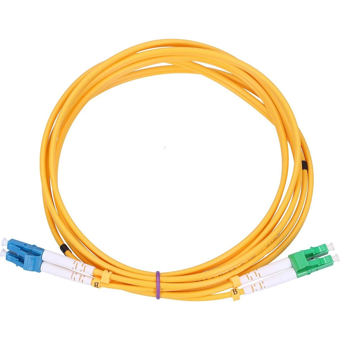 Extralink EX.1377 Duplex Fiberoptisk Patchcord, 2m - Gul