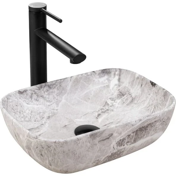 REA Belinda Mini Håndvask i Mat Beige - 36x25x11,5 cm