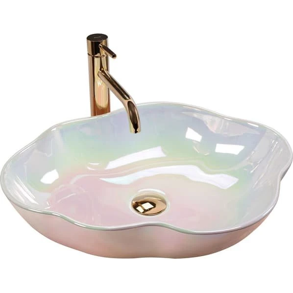REA Pearl Akoya Rosa Håndvask 50,5x38x13,5 cm