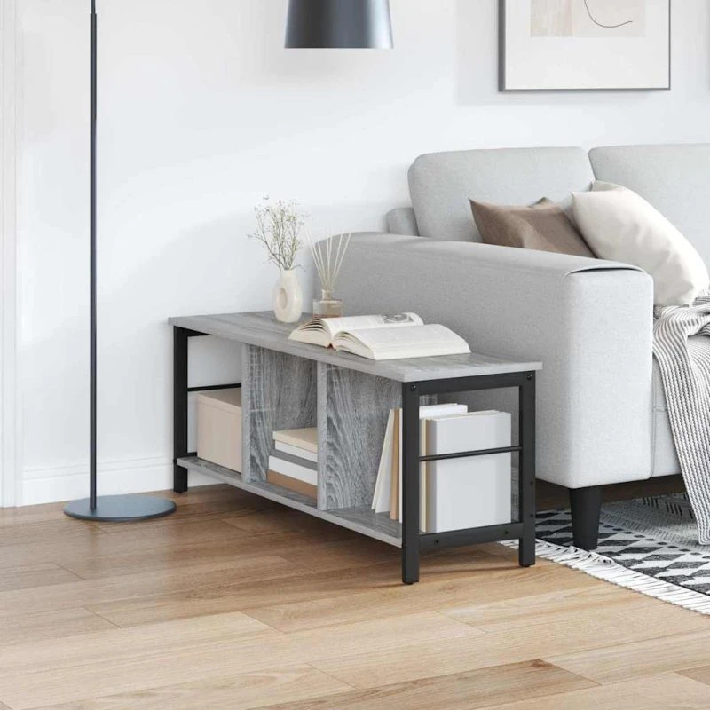 Bogreol Grå Sonoma 102 x 32 x 40,5 cm – Industriel