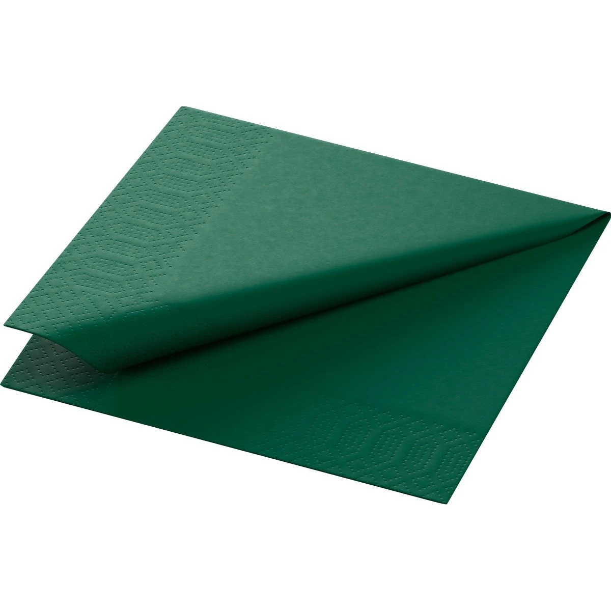 Duni Serviet 3L 24x24 cm Mørkegrøn 250 stk.