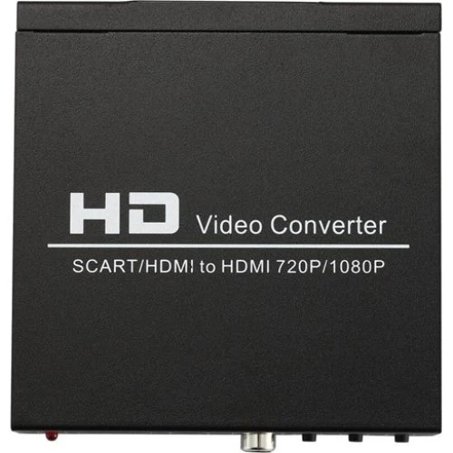 NORTH SCART til HDMI Konverter og Switch, Sort