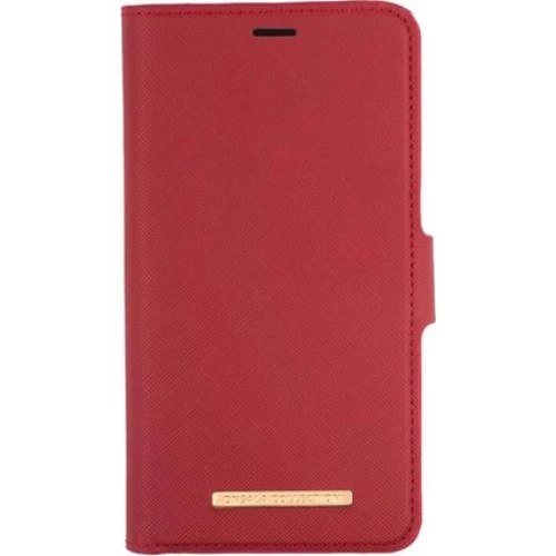 Onsala Wallet Case til iPhone 12 Mini - Saffiano Rød